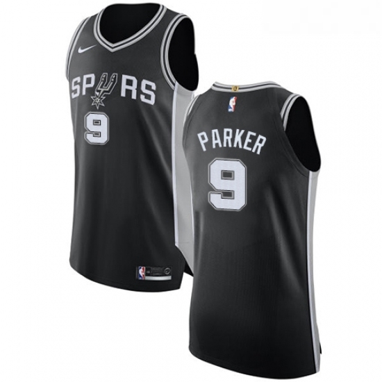 Youth Nike San Antonio Spurs 9 Tony Parker Authentic Black Road NBA Jersey Icon Edition Youth Nike San Antonio Spurs 9 Tony Parker Authentic Black Road NBA Jersey Icon Edition
