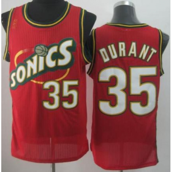 Seattle Supersonic 35 Kevin Durant Red Revolution 30 NBA Basketball Jerseys Seattle Supersonic 35 Kevin Durant Red Revolution 30 NBA Basketball Jerseys