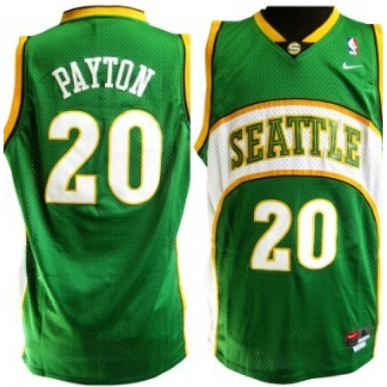 Seattle Supersonics #20 Payton Green Jersey Seattle Supersonics #20 Payton Green Jersey