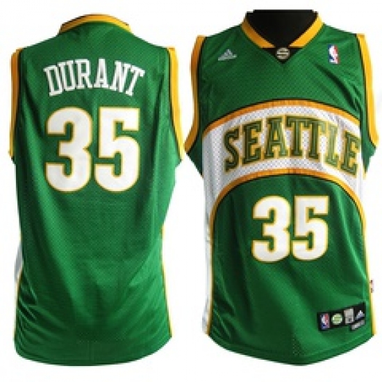 Seattle Supersonics #35 Kevin Durant Green Swingman Jerseys Seattle Supersonics #35 Kevin Durant Green Swingman Jerseys