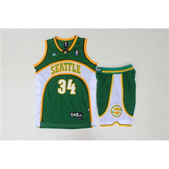 Supersonics 34 Ray Allen Green Swingman Jersey With Shorts Supersonics 34 Ray Allen Green Swingman Jersey With Shorts