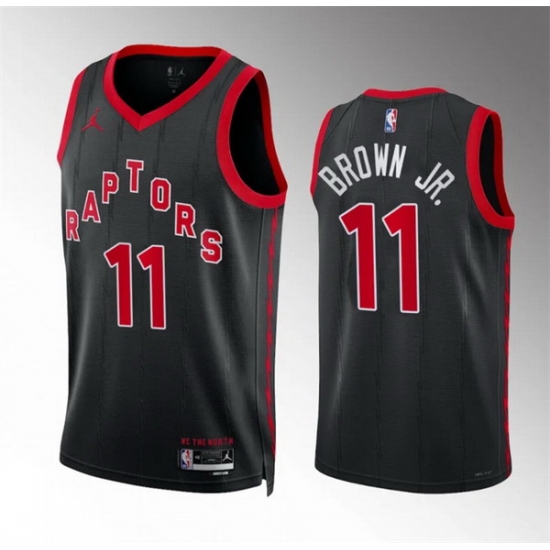Men Toronto Raptors 11 Bruce Brown Jr Black Statement Edition Basketball Jersey Men Toronto Raptors 11 Bruce Brown Jr Black Statement Edition Basketball Jersey