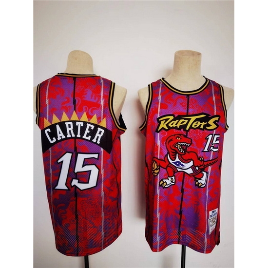 Men Toronto Raptors 15 Vince Carter Lunar New Year Tiger CNY 4 0 Throwback Stitched Jersey Men Toronto Raptors 15 Vince Carter Lunar New Year Tiger CNY 4 0 Throwback Stitched Jersey