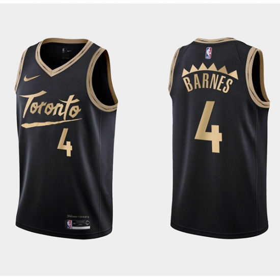 Men Toronto Raptors 4 Scottie Barnes Black City Edition Swingman Stitched Basketball Jersey Men Toronto Raptors 4 Scottie Barnes Black City Edition Swingman Stitched Basketball Jersey