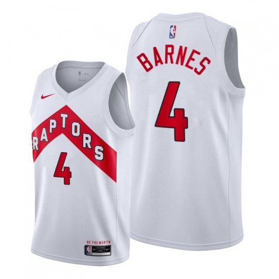 Men Toronto Raptors 4 Scottie Barnes White Jerseys Men Toronto Raptors 4 Scottie Barnes White Jerseys