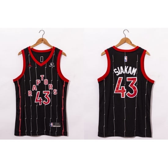 Men Toronto Raptors 43 Pascal Siakam Black 2021 Brand Jordan City Edition Swingman Jersey With The Sponsor Logo Men Toronto Raptors 43 Pascal Siakam Black 2021 Brand Jordan City Edition Swingman Jersey With The Sponsor Logo