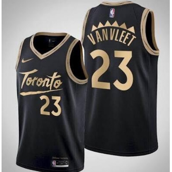 Men Toronto Raptors Fred VanVleet Black 2020 New City Edition Jersey Men Toronto Raptors Fred VanVleet Black 2020 New City Edition Jersey