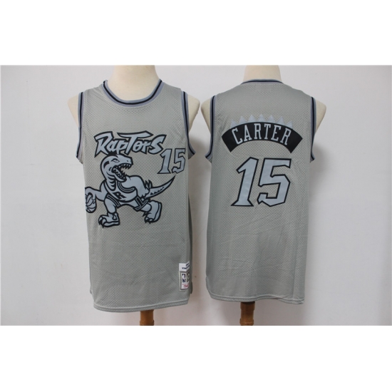 Men Toronto Raptors Vince Carter 15 Gray Hardwood Classic Michell&Ness Limited Jersey Men Toronto Raptors Vince Carter 15 Gray Hardwood Classic Michell&Ness Limited Jersey