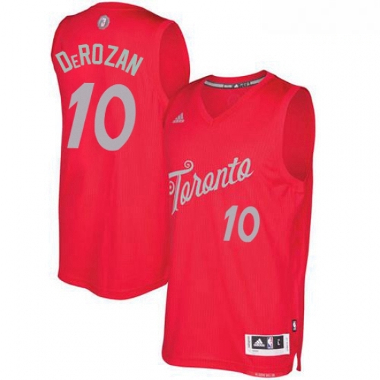 Mens Adidas Toronto Raptors 10 DeMar DeRozan Authentic Red 2016 2017 Christmas Day NBA Jersey Mens Adidas Toronto Raptors 10 DeMar DeRozan Authentic Red 2016 2017 Christmas Day NBA Jersey