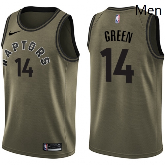 Mens Nike Toronto Raptors 14 Danny Green Swingman Green Salute to Service NBA Jersey Mens Nike Toronto Raptors 14 Danny Green Swingman Green Salute to Service NBA Jersey
