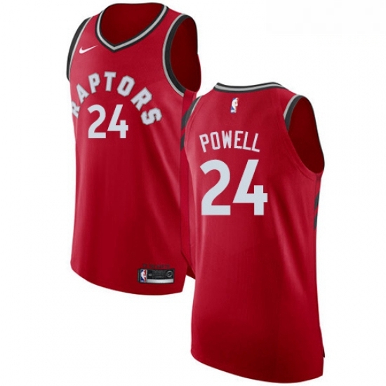 Mens Nike Toronto Raptors 24 Norman Powell Authentic Red Road NBA Jersey Icon Edition Mens Nike Toronto Raptors 24 Norman Powell Authentic Red Road NBA Jersey Icon Edition