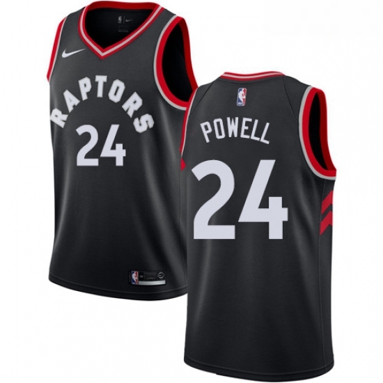 Mens Nike Toronto Raptors 24 Norman Powell Swingman Black Alternate NBA Jersey Statement Edition Mens Nike Toronto Raptors 24 Norman Powell Swingman Black Alternate NBA Jersey Statement Edition