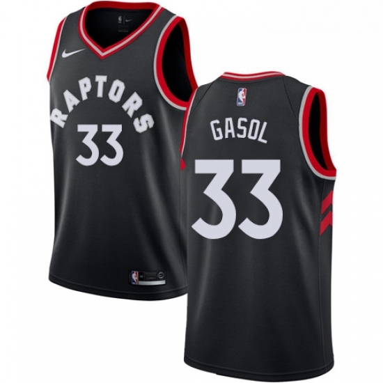 Mens Nike Toronto Raptors 33 Marc Gasol Black NBA Swingman Statement Edition Jersey Mens Nike Toronto Raptors 33 Marc Gasol Black NBA Swingman Statement Edition Jersey