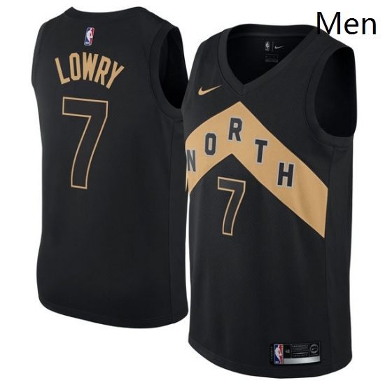Mens Nike Toronto Raptors 7 Kyle Lowry Authentic Black NBA Jersey City Edition Mens Nike Toronto Raptors 7 Kyle Lowry Authentic Black NBA Jersey City Edition