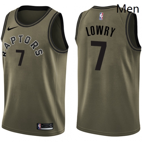 Mens Nike Toronto Raptors 7 Kyle Lowry Swingman Green Salute to Service NBA Jersey Mens Nike Toronto Raptors 7 Kyle Lowry Swingman Green Salute to Service NBA Jersey