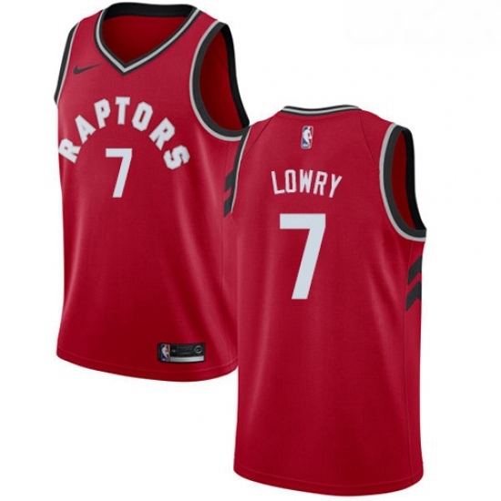 Mens Nike Toronto Raptors 7 Kyle Lowry Swingman Red Road NBA Jersey Icon Edition Mens Nike Toronto Raptors 7 Kyle Lowry Swingman Red Road NBA Jersey Icon Edition