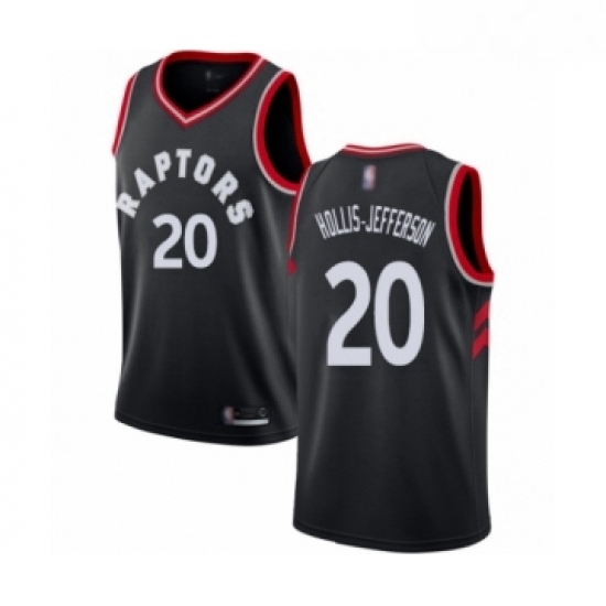 Mens Toronto Raptors 20 Rondae Hollis Jefferson Authentic Black Basketball Jersey Statement Edition Mens Toronto Raptors 20 Rondae Hollis Jefferson Authentic Black Basketball Jersey Statement Edition