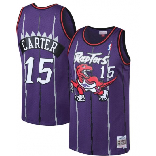 Men's Toronto Raptors Vince Carter Mitchell & Ness Purple Big & Tall Hardwood Classics Jersey Men's Toronto Raptors Vince Carter Mitchell & Ness Purple Big & Tall Hardwood Classics Jersey
