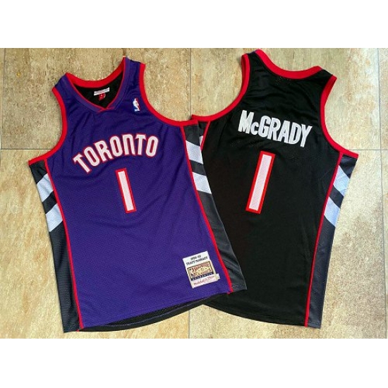 Raptors 1 Tracy McGrady Purple Black 1999 00 Hardwood Classics Jersey Raptors 1 Tracy McGrady Purple Black 1999 00 Hardwood Classics Jersey