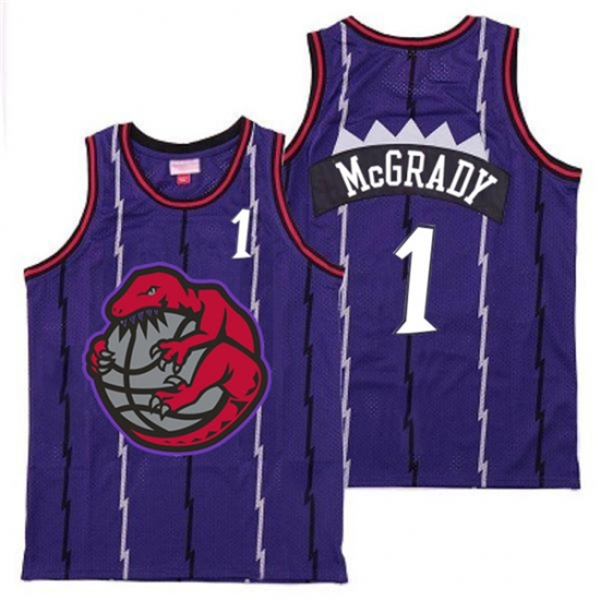Raptors 1 Tracy McGrady Purple Retro Jersey 1 Raptors 1 Tracy McGrady Purple Retro Jersey 1
