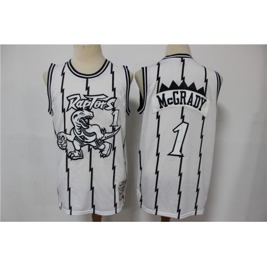 Raptors 1 Tracy McGrady White Hardwood Classics Jersey Raptors 1 Tracy McGrady White Hardwood Classics Jersey