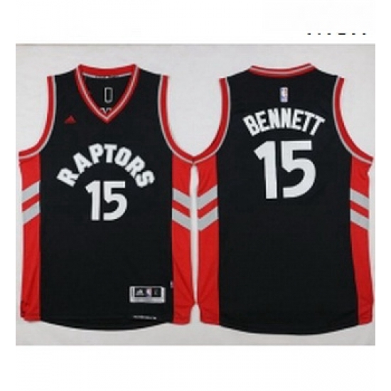 Raptors 15 Anthony Bennett Black Stitched NBA Jersey Raptors 15 Anthony Bennett Black Stitched NBA Jersey