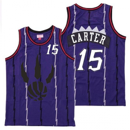 Raptors 15 Vince Carter Purple Throwback Jersey Raptors 15 Vince Carter Purple Throwback Jersey