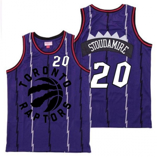 Raptors 20 Damon Stoudamire Purple Retro Jersey Raptors 20 Damon Stoudamire Purple Retro Jersey