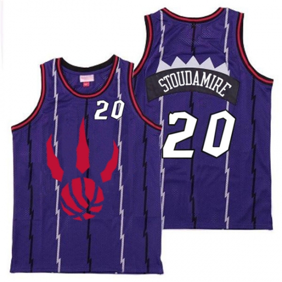 Raptors 20 Damon Stoudamire Purple Throwback Jerseys Raptors 20 Damon Stoudamire Purple Throwback Jerseys