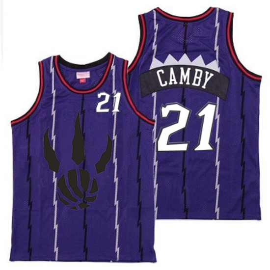 Raptors 21 Marcus Camby Purple Throwback Jersey Raptors 21 Marcus Camby Purple Throwback Jersey