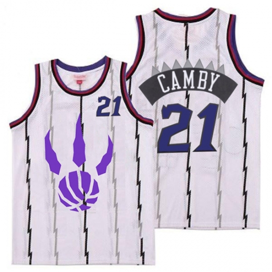 Raptors 21 Marcus Camby White Logo Retro Jersey Raptors 21 Marcus Camby White Logo Retro Jersey
