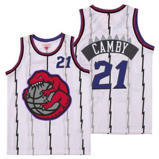 Raptors 21 Marcus Camby White Retro Jersey 2 Raptors 21 Marcus Camby White Retro Jersey 2