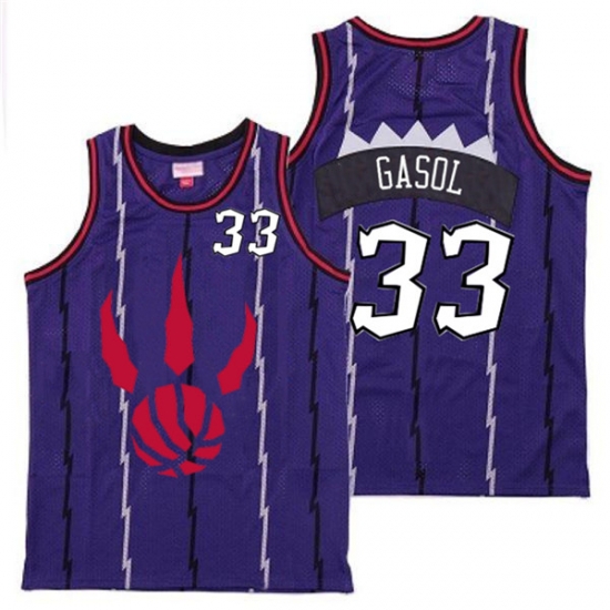 Raptors 33 Marc Gasol Purple Throwback Jerseys Raptors 33 Marc Gasol Purple Throwback Jerseys