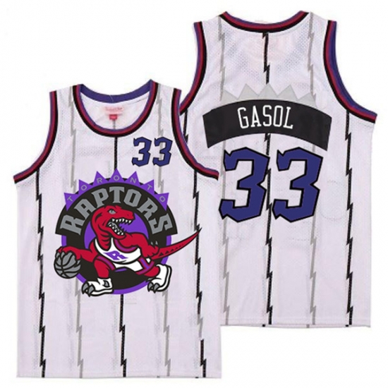Raptors 33 Marc Gasol White Big Logo Retro Jersey 9 Raptors 33 Marc Gasol White Big Logo Retro Jersey 9