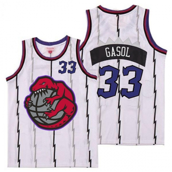 Raptors 33 Marc Gasol White Retro Jerseys Raptors 33 Marc Gasol White Retro Jerseys