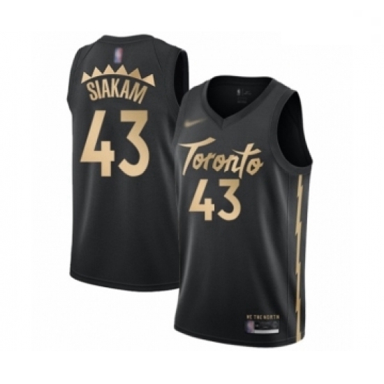 Raptors 43 Pascal Siakam Black Basketball Swingman City Edition 2019 20 Jersey Raptors 43 Pascal Siakam Black Basketball Swingman City Edition 2019 20 Jersey