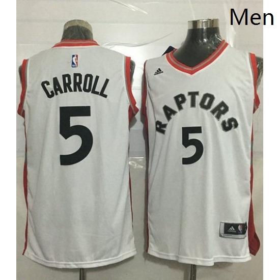 Raptors 5 DeMarre Carroll White Stitched NBA Jersey Raptors 5 DeMarre Carroll White Stitched NBA Jersey