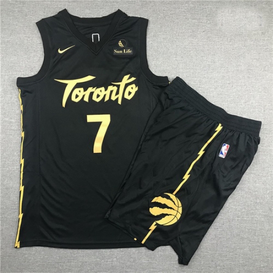 Raptors 7 Kyle Lowry Black City Edition Nike Swingman Jersey 28With Shorts 29 Raptors 7 Kyle Lowry Black City Edition Nike Swingman Jersey 28With Shorts 29