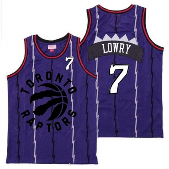Raptors 7 Kyle Lowry Purple Retro Jersey 4 Raptors 7 Kyle Lowry Purple Retro Jersey 4