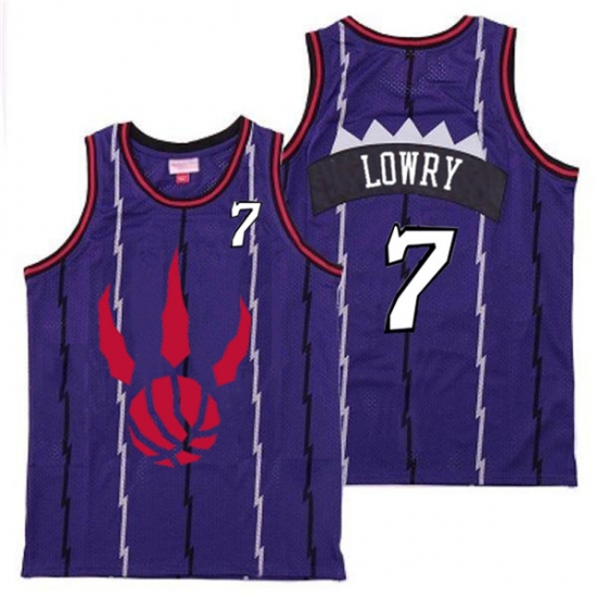 Raptors 7 Kyle Lowry Purple Throwback Jerseys Raptors 7 Kyle Lowry Purple Throwback Jerseys