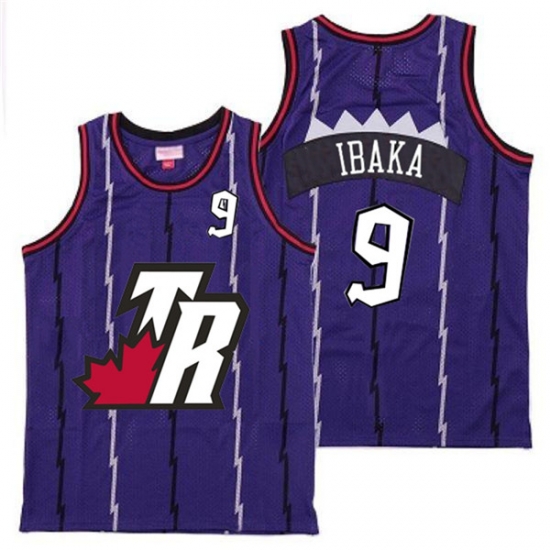 Raptors 9 Serge Ibaka Purple Big White TR Logo Retro Jersey 8 Raptors 9 Serge Ibaka Purple Big White TR Logo Retro Jersey 8