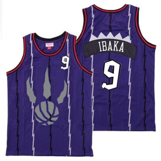 Raptors 9 Serge Ibaka Purple Gray Logo Retro Jersey 7 Raptors 9 Serge Ibaka Purple Gray Logo Retro Jersey 7