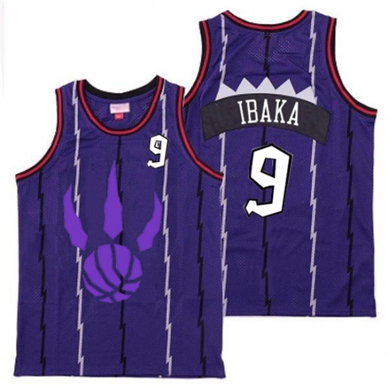 Raptors 9 Serge Ibaka Purple Logo Retro Jersey 6 Raptors 9 Serge Ibaka Purple Logo Retro Jersey 6