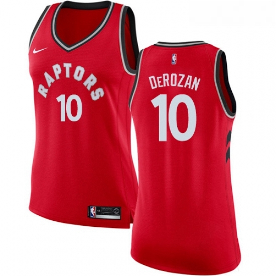 Womens Nike Toronto Raptors 10 DeMar DeRozan Authentic Red Road NBA Jersey Icon Edition Womens Nike Toronto Raptors 10 DeMar DeRozan Authentic Red Road NBA Jersey Icon Edition