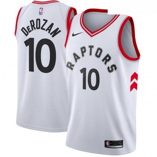 Womens Nike Toronto Raptors 10 DeMar DeRozan Swingman White NBA Jersey Association Edition Womens Nike Toronto Raptors 10 DeMar DeRozan Swingman White NBA Jersey Association Edition