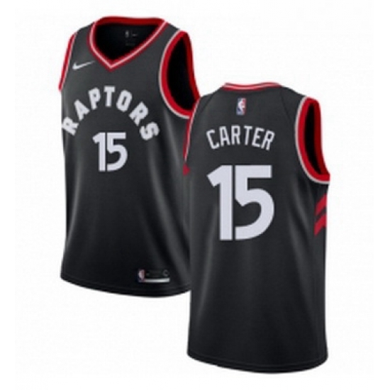 Womens Nike Toronto Raptors 15 Vince Carter Authentic Black Alternate NBA Jersey Statement Edition Womens Nike Toronto Raptors 15 Vince Carter Authentic Black Alternate NBA Jersey Statement Edition