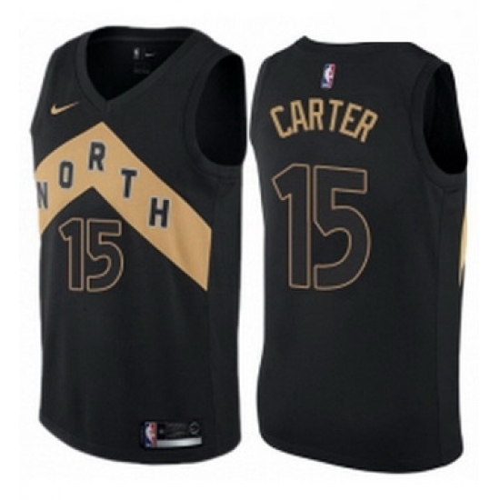 Womens Nike Toronto Raptors 15 Vince Carter Swingman Black NBA Jersey City Edition Womens Nike Toronto Raptors 15 Vince Carter Swingman Black NBA Jersey City Edition
