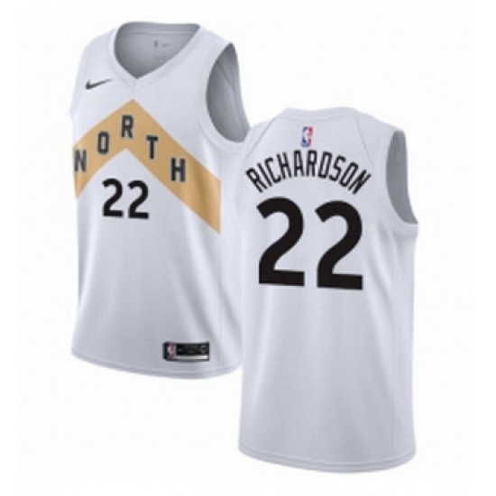 Womens Nike Toronto Raptors 22 Malachi Richardson Swingman White NBA Jersey City Edition Womens Nike Toronto Raptors 22 Malachi Richardson Swingman White NBA Jersey City Edition