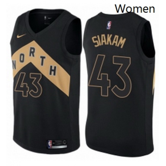 Womens Nike Toronto Raptors 43 Pascal Siakam Swingman Black NBA Jersey City Edition Womens Nike Toronto Raptors 43 Pascal Siakam Swingman Black NBA Jersey City Edition