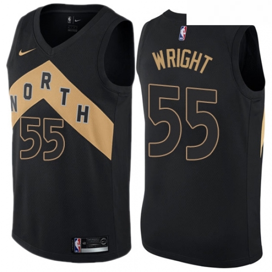 Womens Nike Toronto Raptors 55 Delon Wright Swingman Black NBA Jersey City Edition Womens Nike Toronto Raptors 55 Delon Wright Swingman Black NBA Jersey City Edition